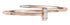 14K Yellow Gold with Diamond Nail Bangle